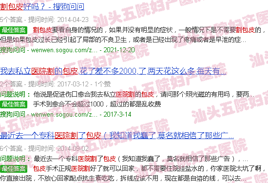 汕头五院妇产医院割包皮怎么样呢