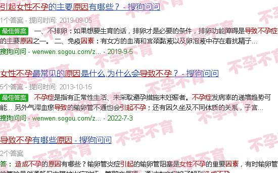 汕头导致女人不孕原因