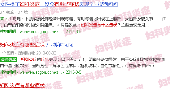 汕头如果有妇科炎症有什么症状